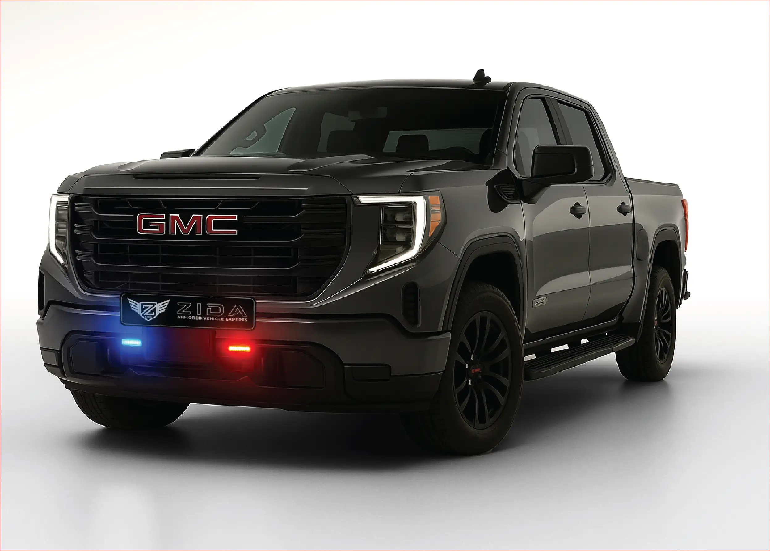 Armored GMC pickup truck by Zida